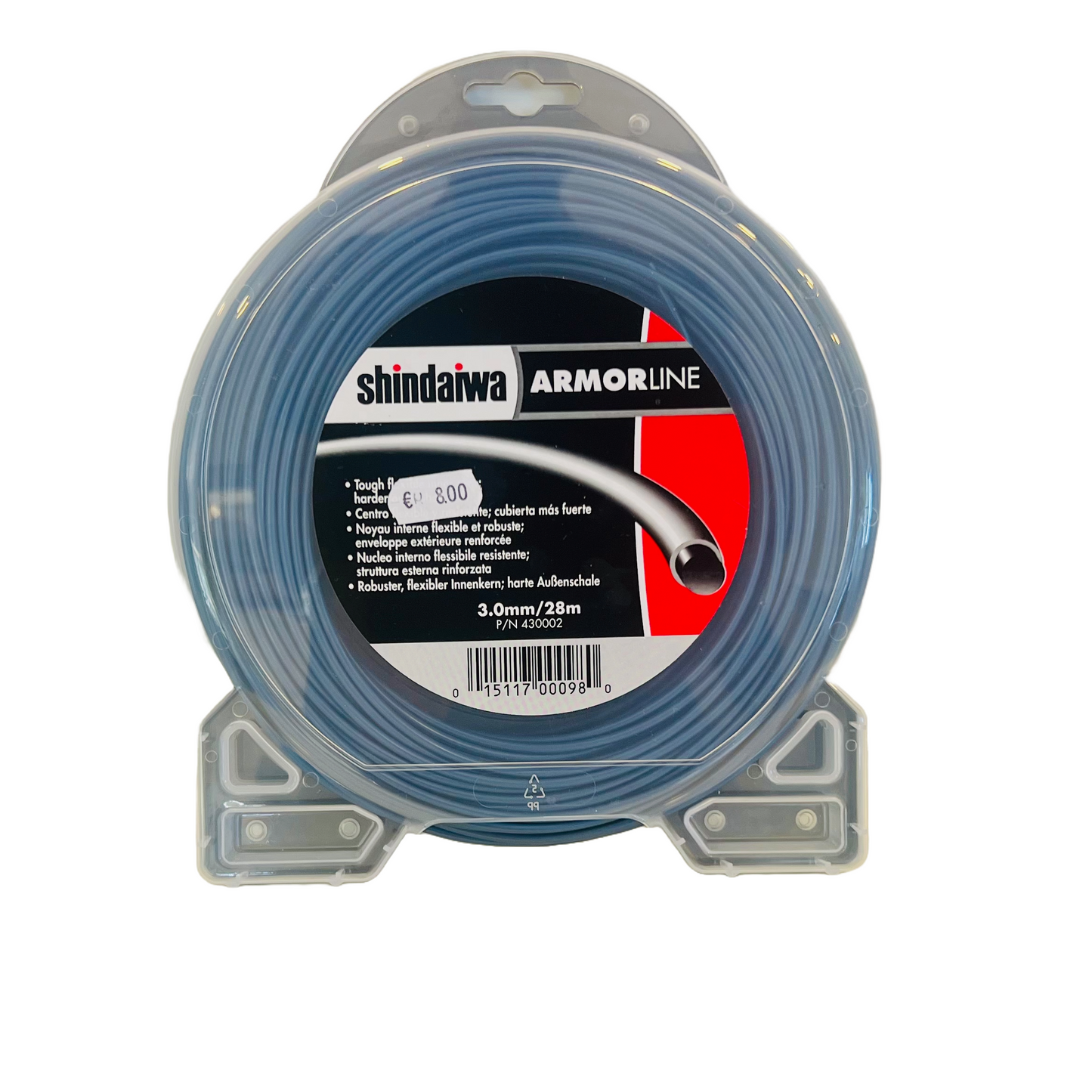 Shindaiwa Filo per Decespugliatore Armorline Tono 3.0 mm x 28 m AgrimarPet Morlupo