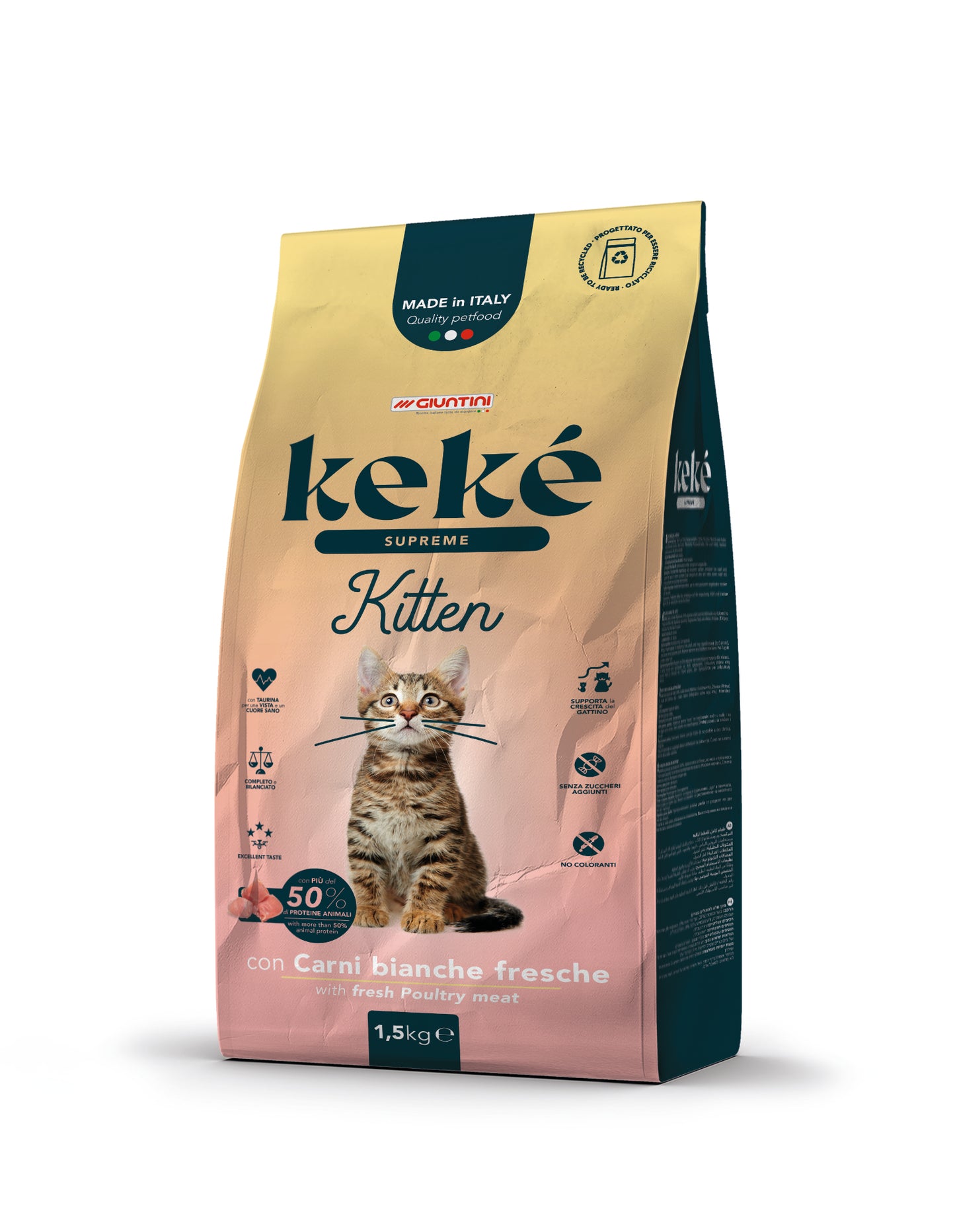 Keké Supreme Kitten Carni Bianche Fresche 1,5 Kg