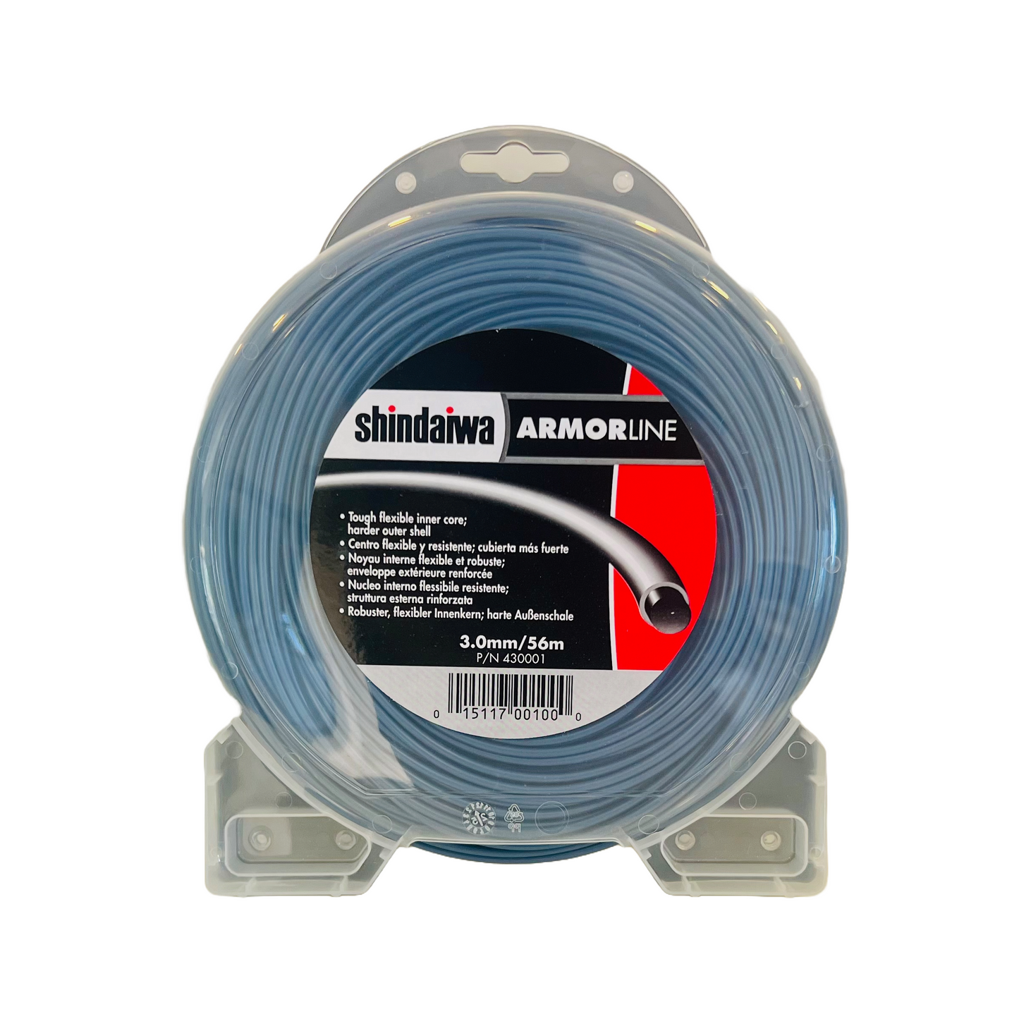 Shindaiwa Armorline Tondo – Filo per decespugliatore 3,0mm/56mt