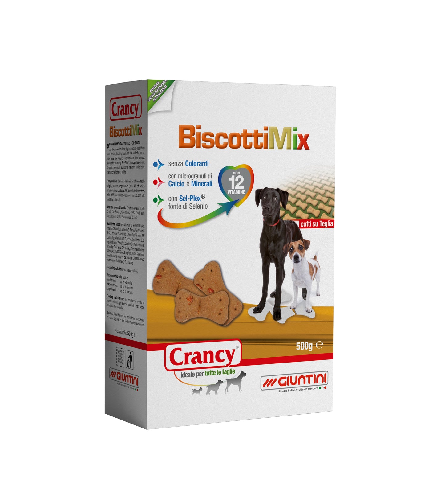 Crancy Biscotti Cane Tutte le Taglia Mix 500 gr.