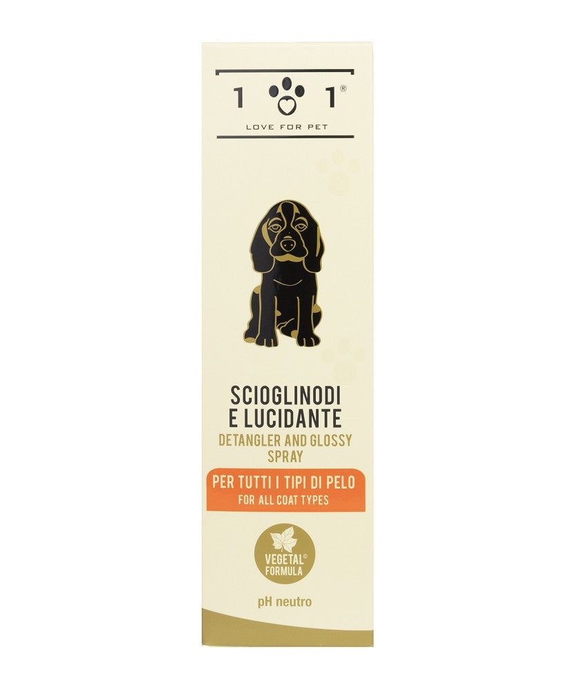 Spray Scioglinodi e Lucidante per Cani – 101 Love for Pet 250 ml