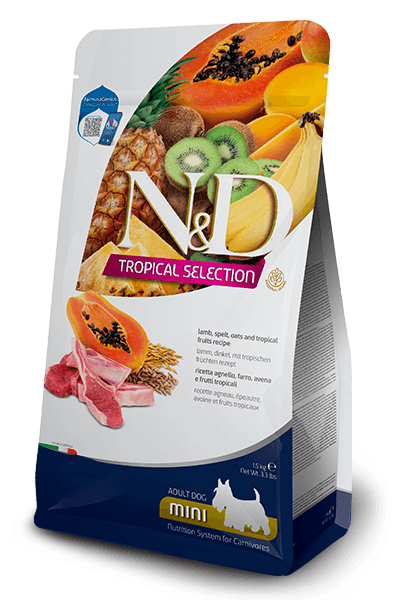 Farmina N&D Secco Cane agnello, zucca e mirtillo Pumpkin Adulti mini 2,5 kg - Il mio negozio