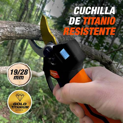 Altuna AB41 Titanio Forbici a Batteria - Il mio negozio