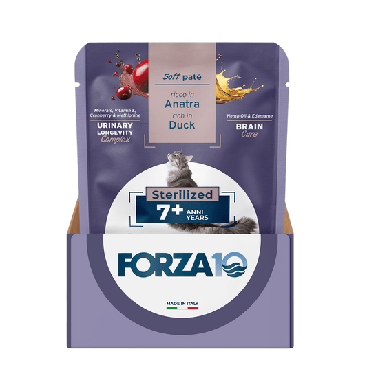 Forza 10 Soft Paté Adult 7+anni Sterilized - Coniglio 80 g - Il mio negozio
