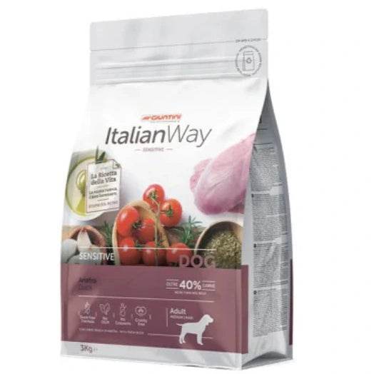 Italian Way Sensitive Anatra Adult Medium Maxi 12 Kg - Il mio negozio