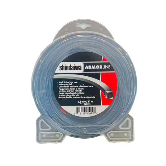 Filo Decespugliatore Shindaiwa Armorline Quadrato 2.5 Millimetri x 31 metri