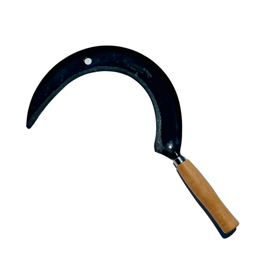Falcetto per Erba Fumasi 27 cm manico in legno - Il mio negozio