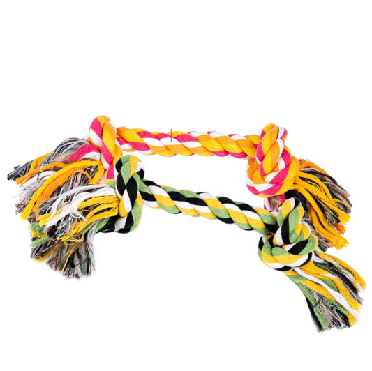 GimDog Cotton Dent 2 Nodi 30cm – Gioco in Corda per Cani
