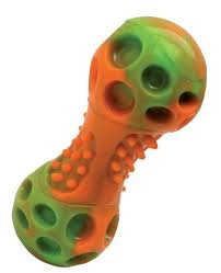 GimDog Planet Dumbbell L – Gioco Masticabile in TPR con Squeaker