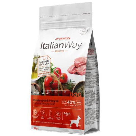 ItalianWay Dog Adult Mini Intestinal - Maiale e Piselli 1,5 Kg. - Il mio negozio
