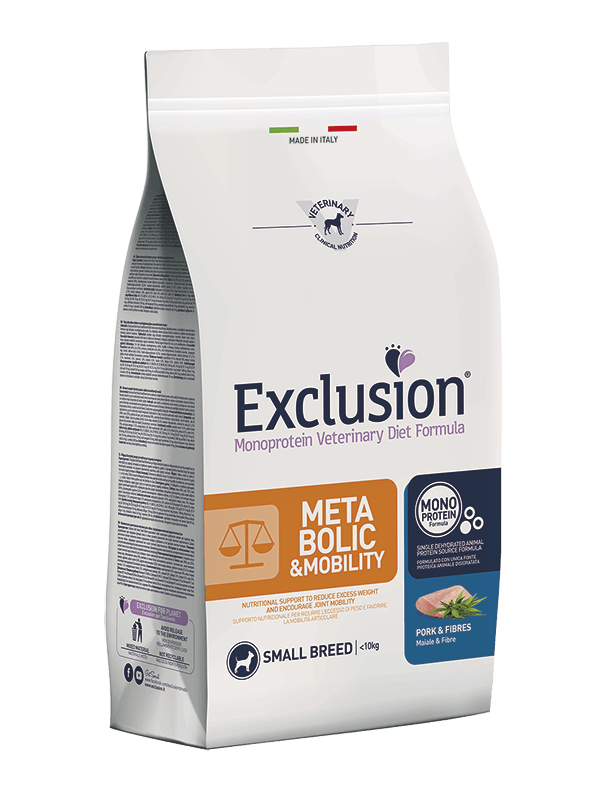 EXCLUSION MEDITERRANEO MONOPROTEIN – MAIALE & FIBRE SMALL BREED 2 kg - Il mio negozio