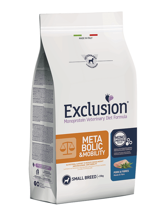 EXCLUSION MEDITERRANEO MONOPROTEIN – MAIALE & FIBRE SMALL BREED 2 kg - Il mio negozio