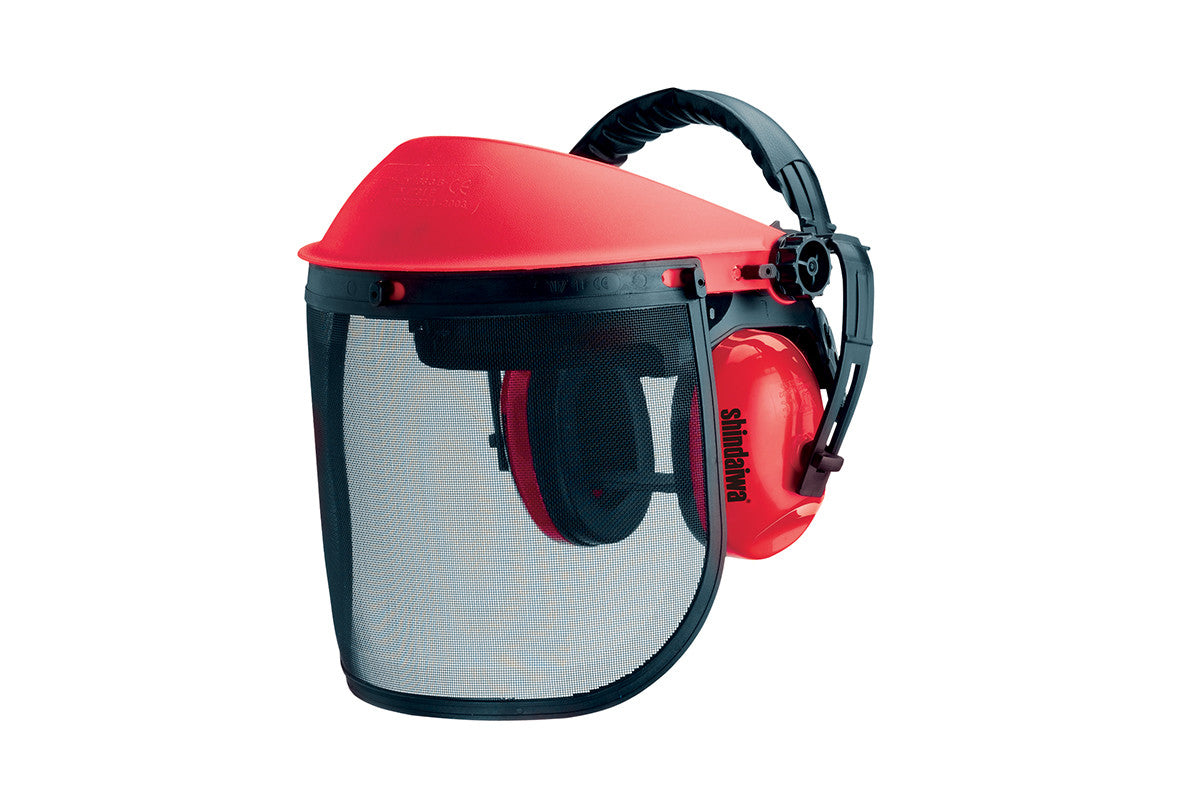 Kit di Sicurezza Shindaiwa Maschera e Cuffie Anti-Rumore