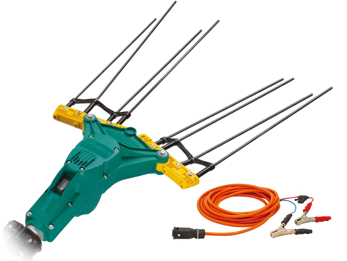 ZANON FALCON 12V – ABBACCHIATORE ELETTRICO CON ASTA TELESCOPICA 3 m