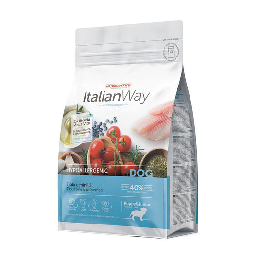 ITALIANWAY JUNIOR MEDIUM/MAXI – TROTA E MIRTILLI 12 Kg
