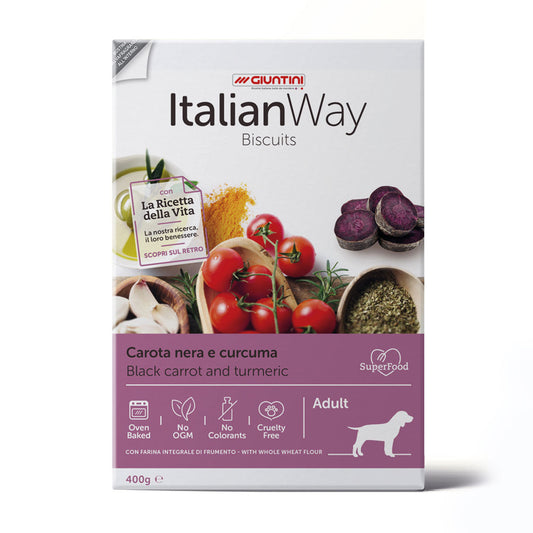 Snack Cane Italian Way Carota Nera e Curcuma